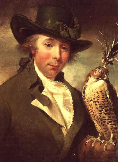 Philip Reinagle Man with Falcon oil painting image